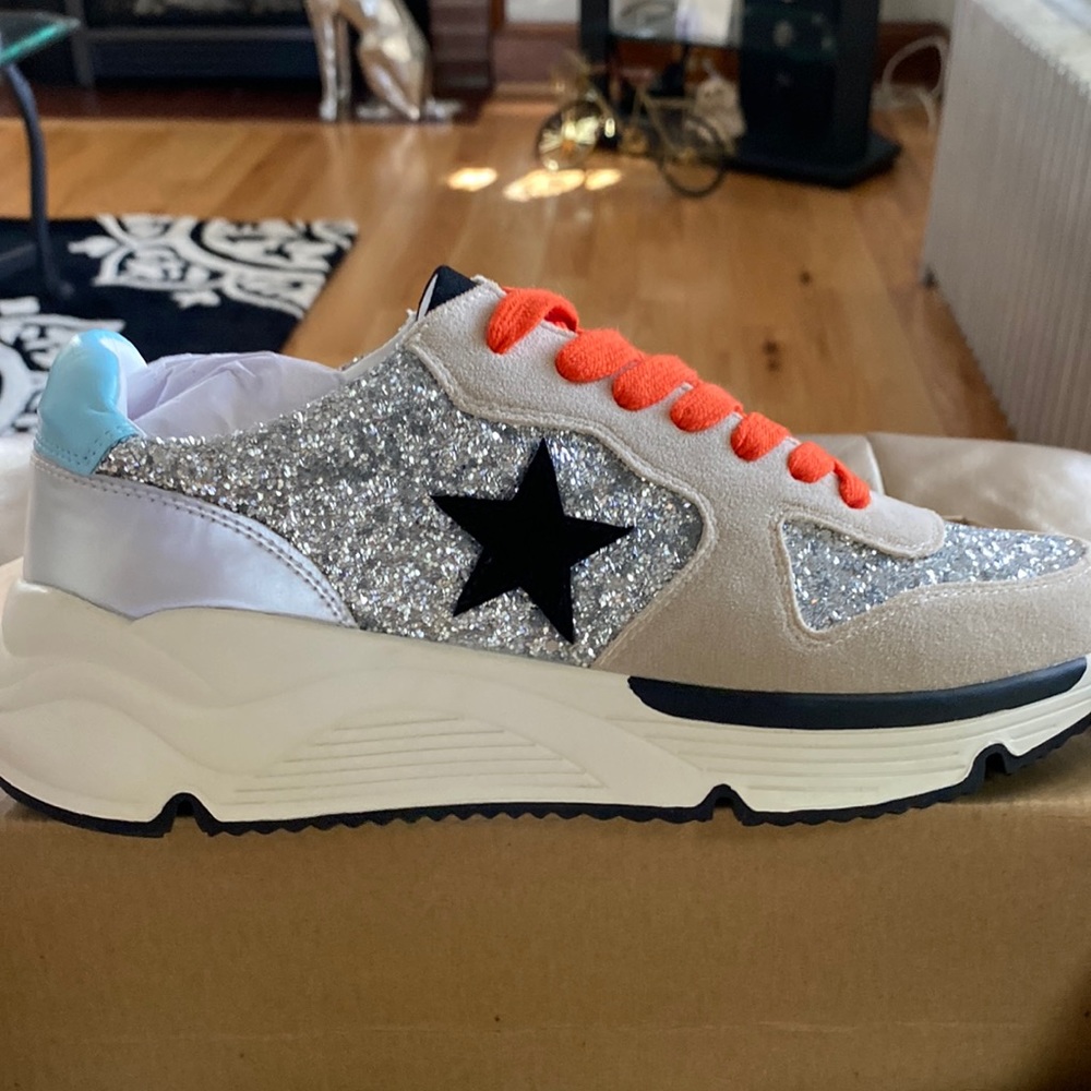 Quincy Glitter Sneakers by Oasis Society’ New with box